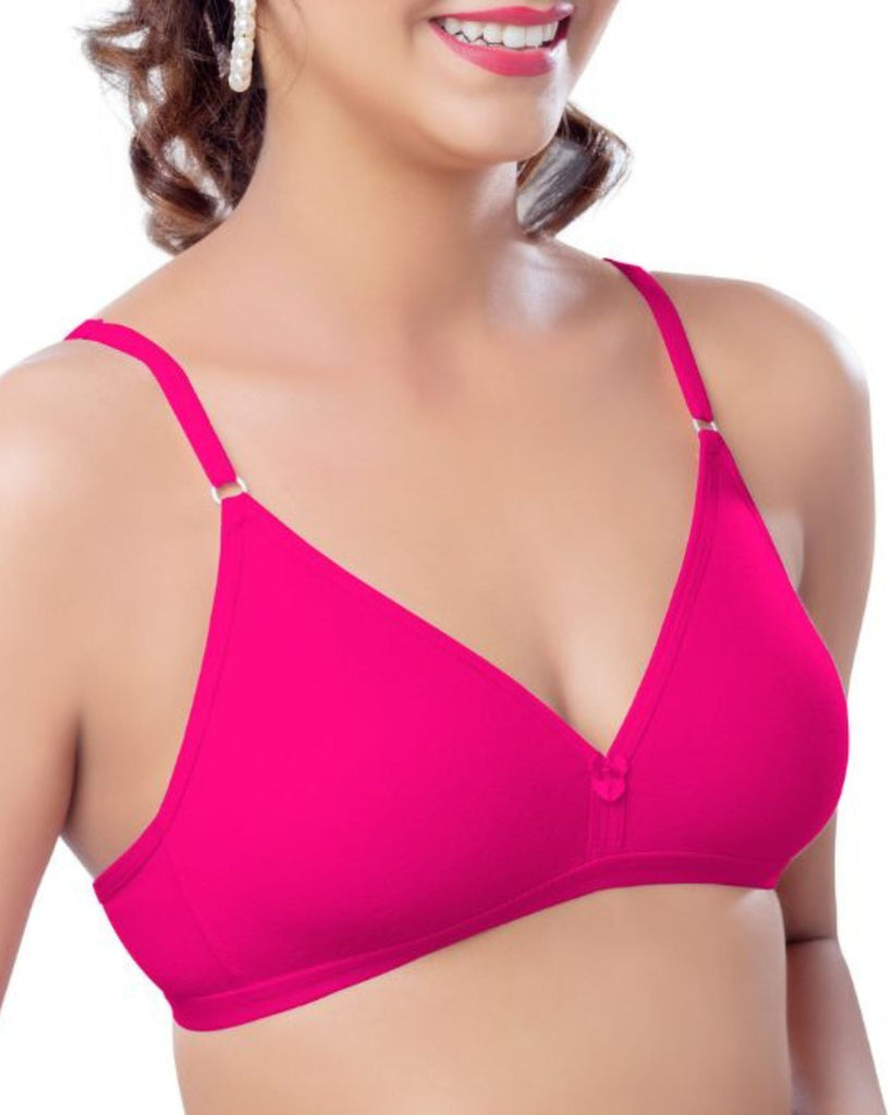 Amala Non Padded  Rich Cotton Bra -  BRIDA GARMENTS