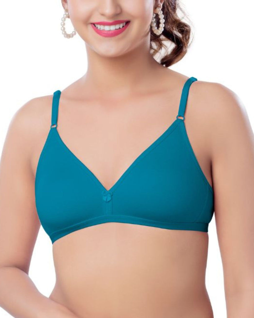 Amala Non Padded  Rich Cotton Bra -  BRIDA GARMENTS