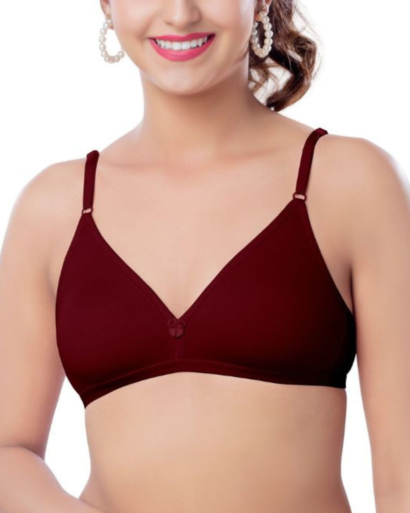 Amala Non Padded  Rich Cotton Bra -  BRIDA GARMENTS