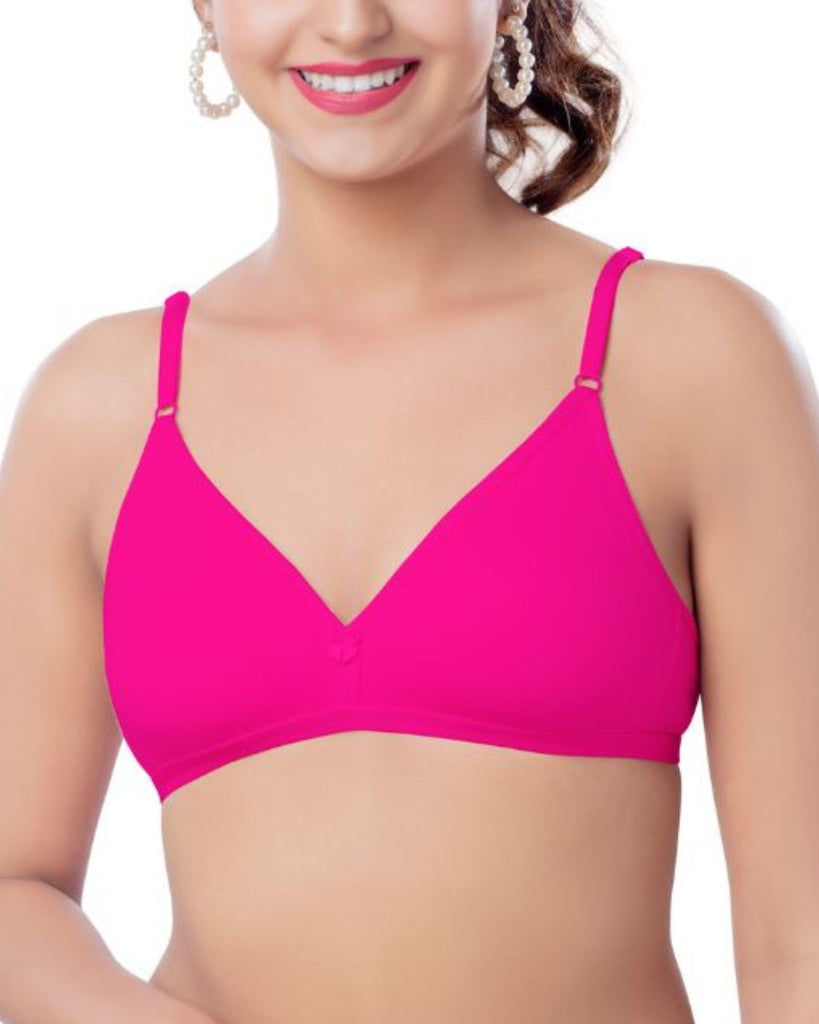 Amala Non Padded  Rich Cotton Bra -  BRIDA GARMENTS