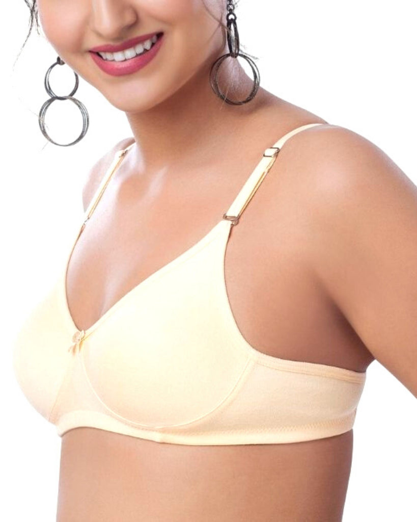 Monica Non Padded Cotton Rich Bras(Combo Pack) -  BRIDA GARMENTS