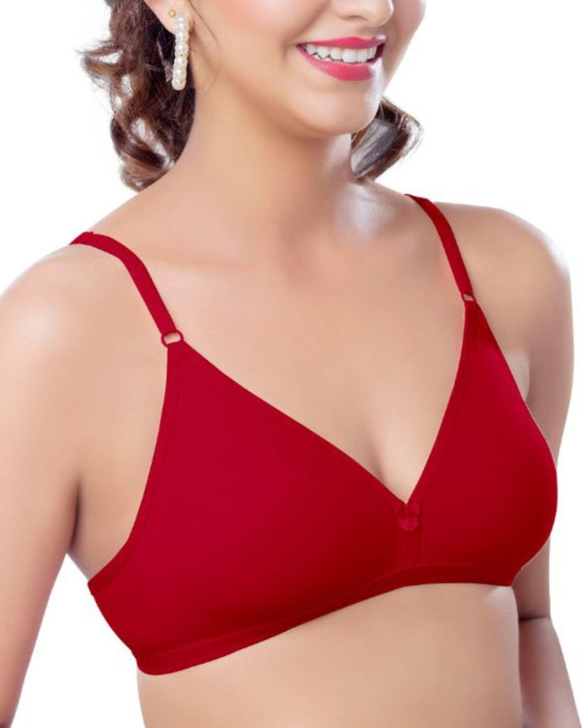 Amala Non Padded  Rich Cotton Bra -  BRIDA GARMENTS