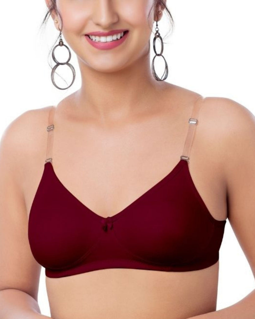 Monica Non Padded Cotton Rich Bras(Combo Pack) -  BRIDA GARMENTS