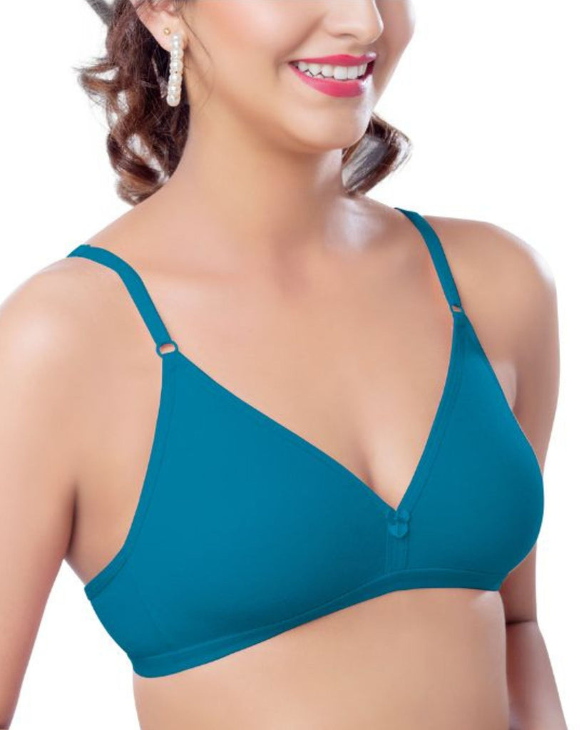 Amala Non Padded  Rich Cotton Bra -  BRIDA GARMENTS