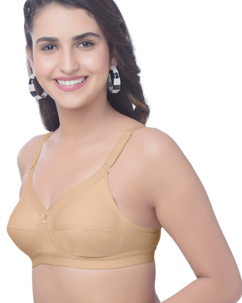 Cosmos Plus  Non Padded  Cotton Bras Curves (B,C,D) -  BRIDA GARMENTS