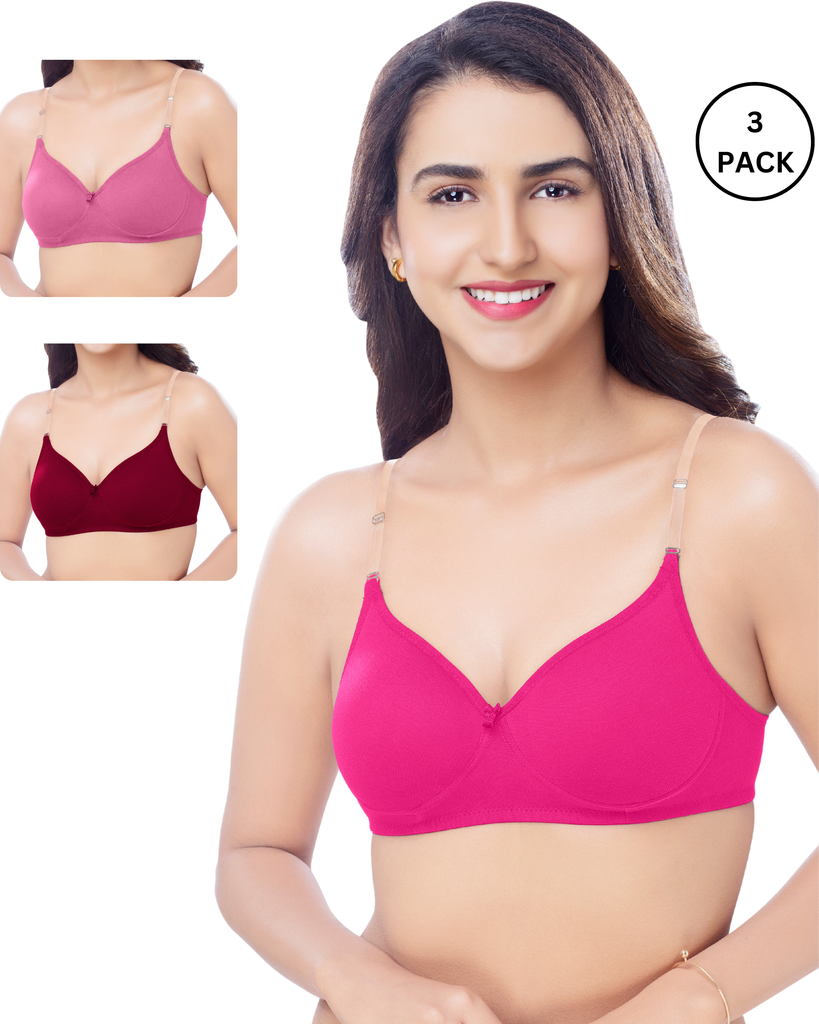 Star Secrets Padded Bra Rich Cotton Bra (Combo) -  BRIDA GARMENTS