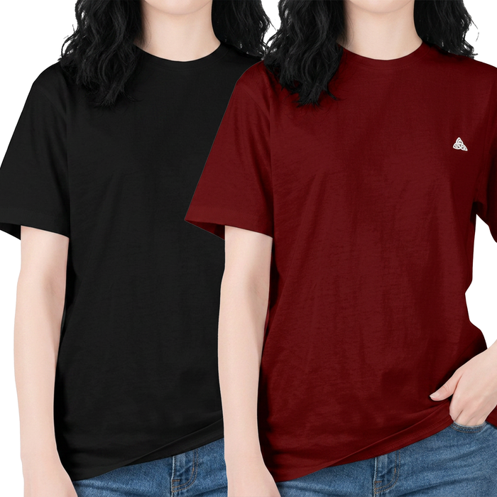 Black-Maroon