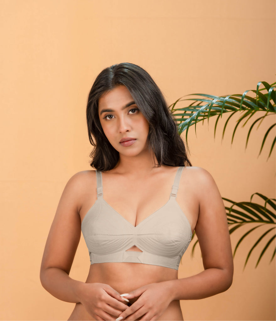 Kavya xtrasoft  Non Padded  Cotton Bra(Multicolour -E,F) -  BRIDA GARMENTS