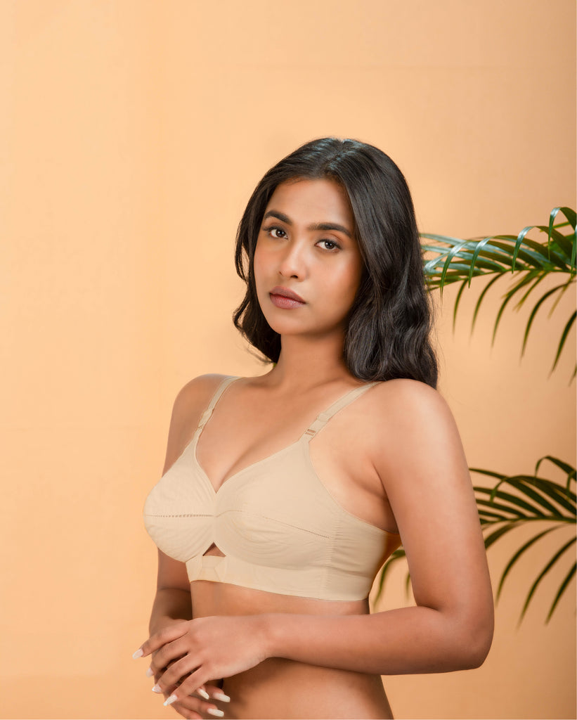 Kavya xtrasoft  Non Padded  Cotton Bra(Multicolour -E,F) -  BRIDA GARMENTS