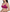 Melange Fuschia pink