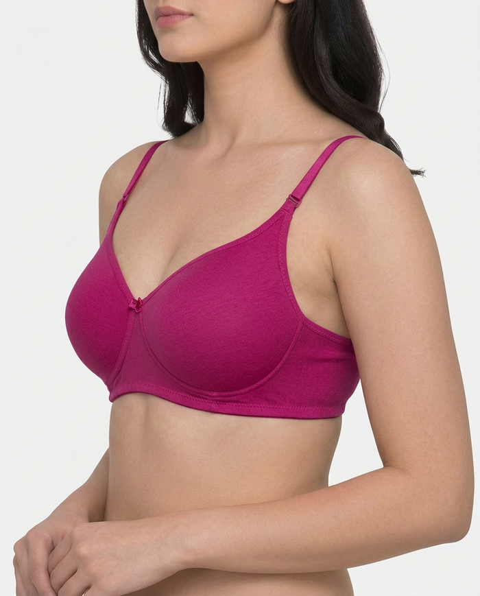 Melange Fuschia pink